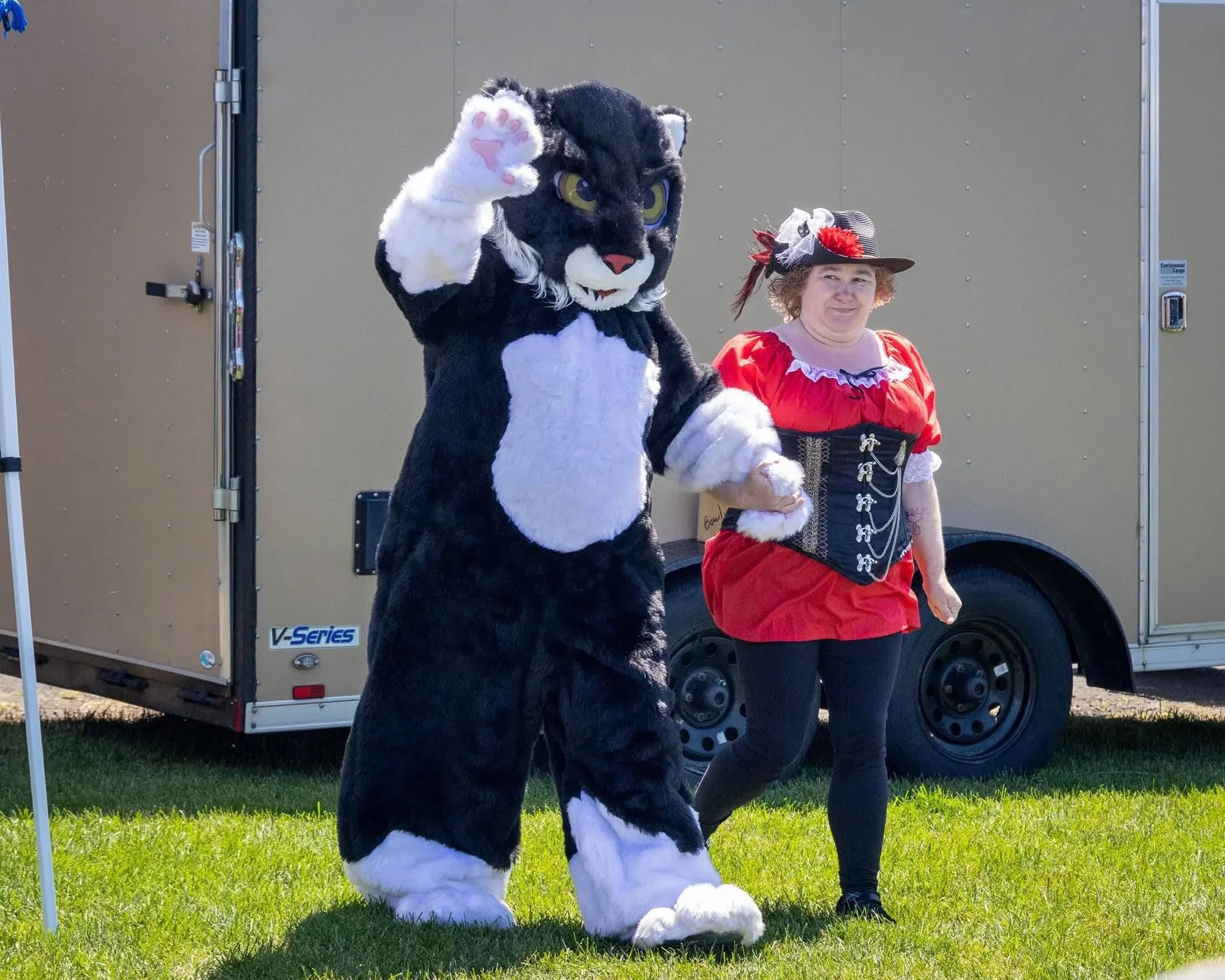 willow, the costume jetty cat and a pirate winch