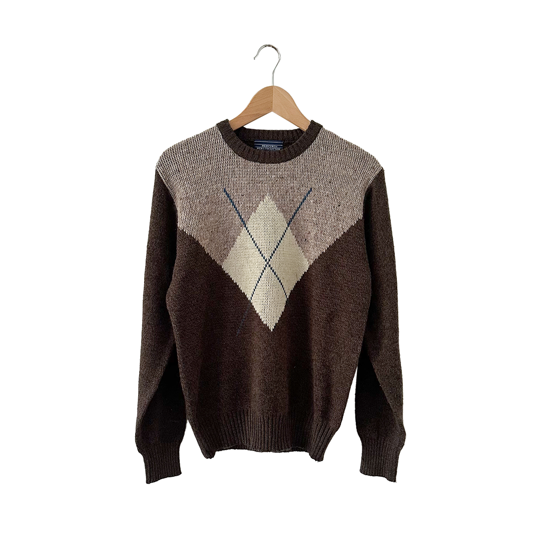 Vintage Argyle Sweater