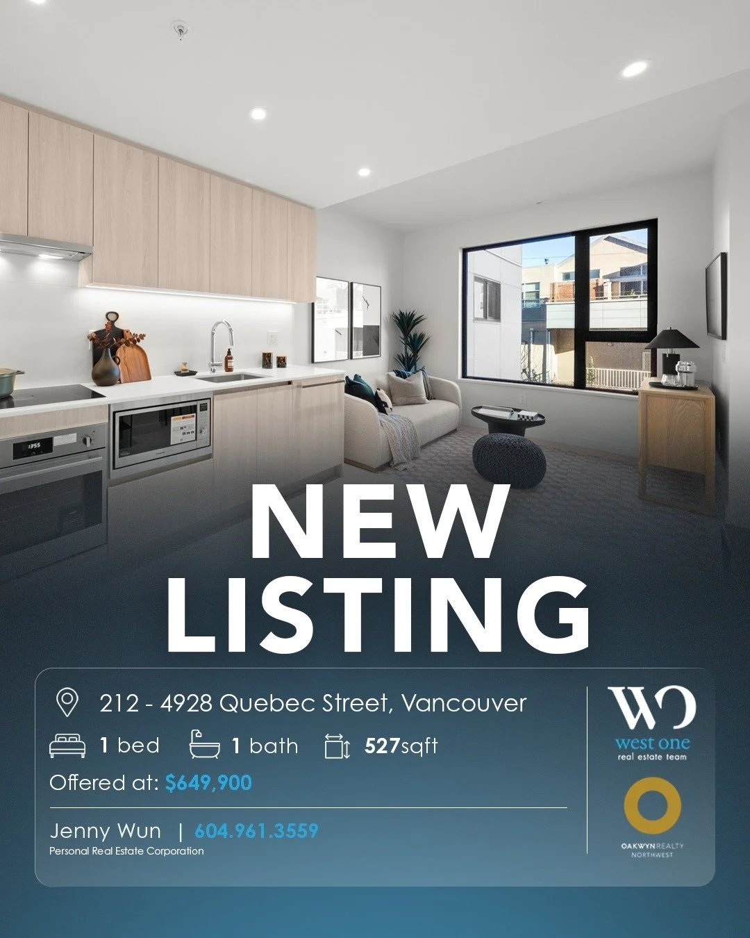 #FORSALE 212 - 4928 Quebec Street, Vancouver

🛏️ 1 bed, 1 bath
📐  527 sqft
💵  Offered at: $649,900

Experience the heart of the city at the corner of 33rd &amp; Quebec 📍🏙️. BAILEY is steps from centre field ⚾ and surrounded by the best of Vancou