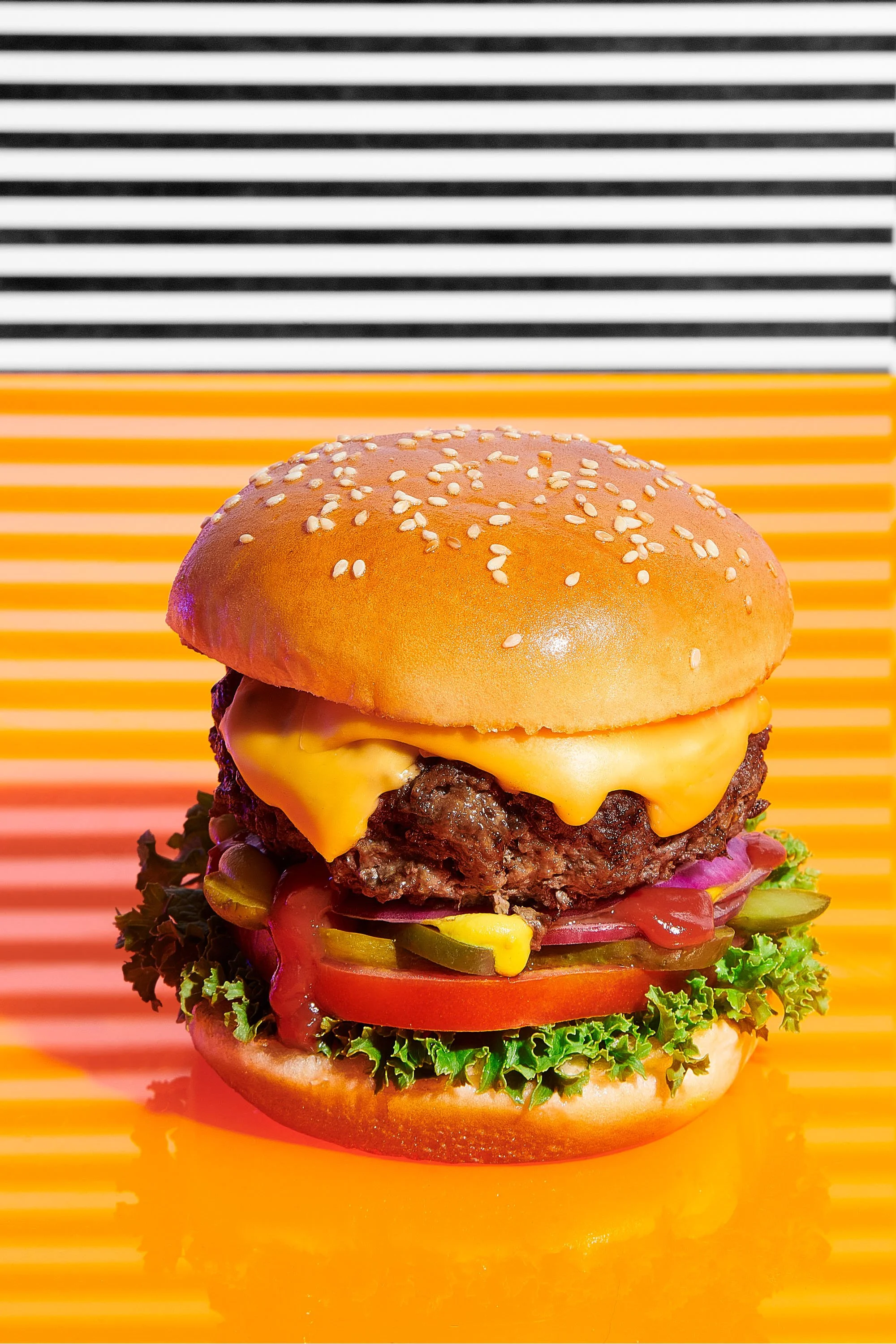 Hamburger Cheese Burger Editorial Food Photography Photoshop Retouching.jpg