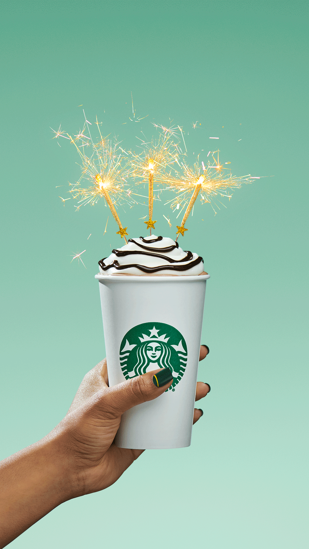 Starbucks Sparklers Hot Chocolate Animation Motion Photoshop Retouching.gif