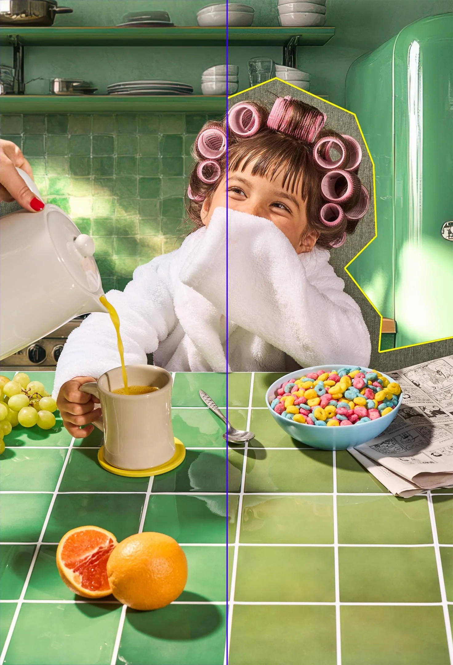 Knoxy Knox Magic Spoon ai Photoshop Before and After Composite Retouching