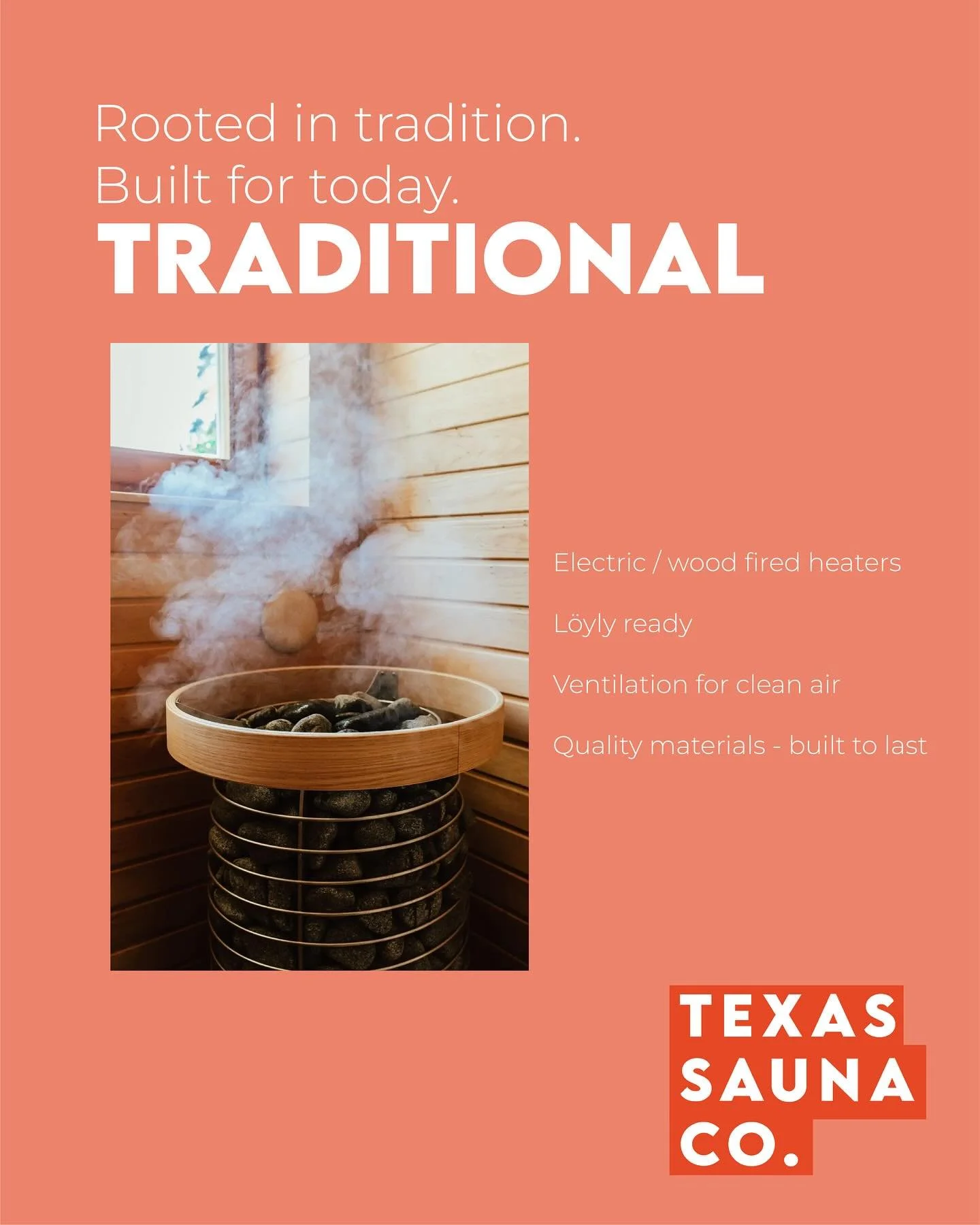 Rooted in tradition, we capture the traditional Finnish style and beauty in every build. 

From the materials we use to the craftsmanship - we strive to keep the 2,000+ year old tradition alive and well here in the great state of Texas! 

#sauna #con