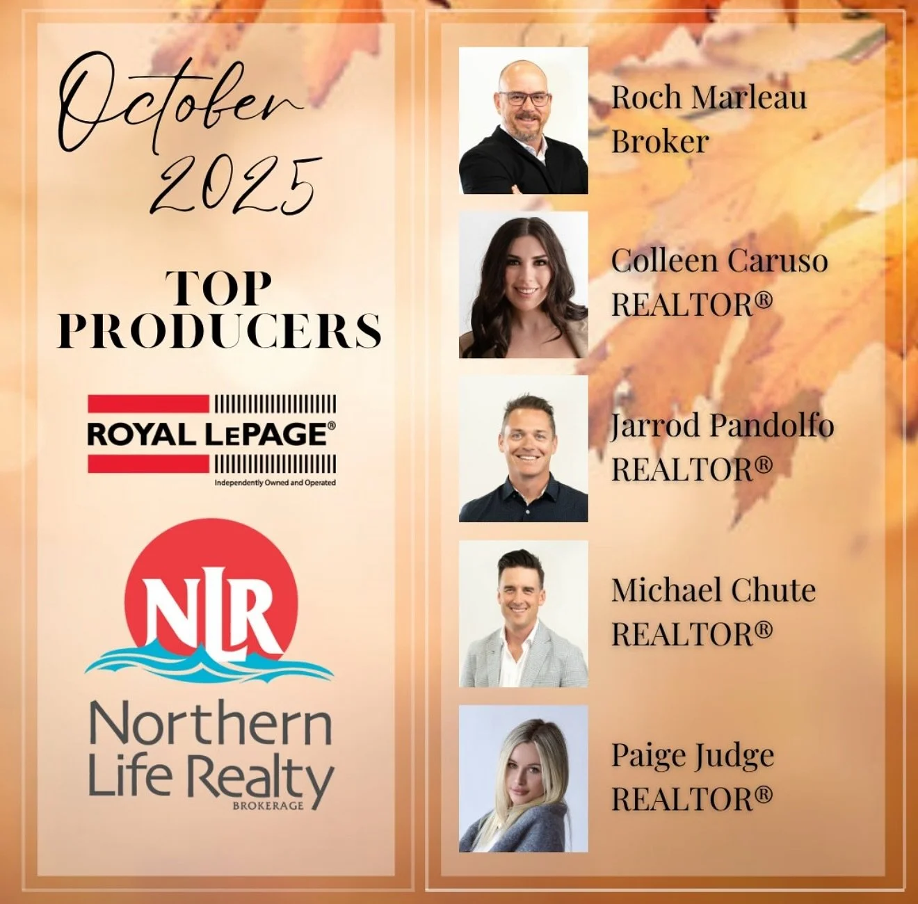 Another busy month in the books 📚 🧡 

Congrats to all the top agents in our office! ✨