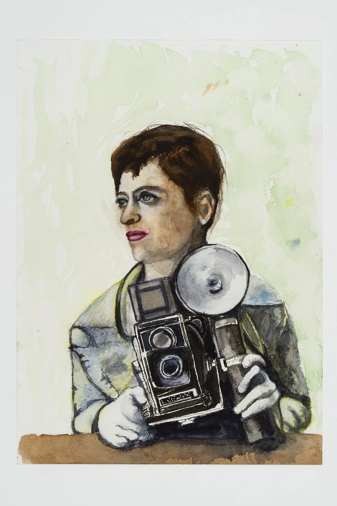 Diane Arbus_26x36 cm, aquarelle, 2022