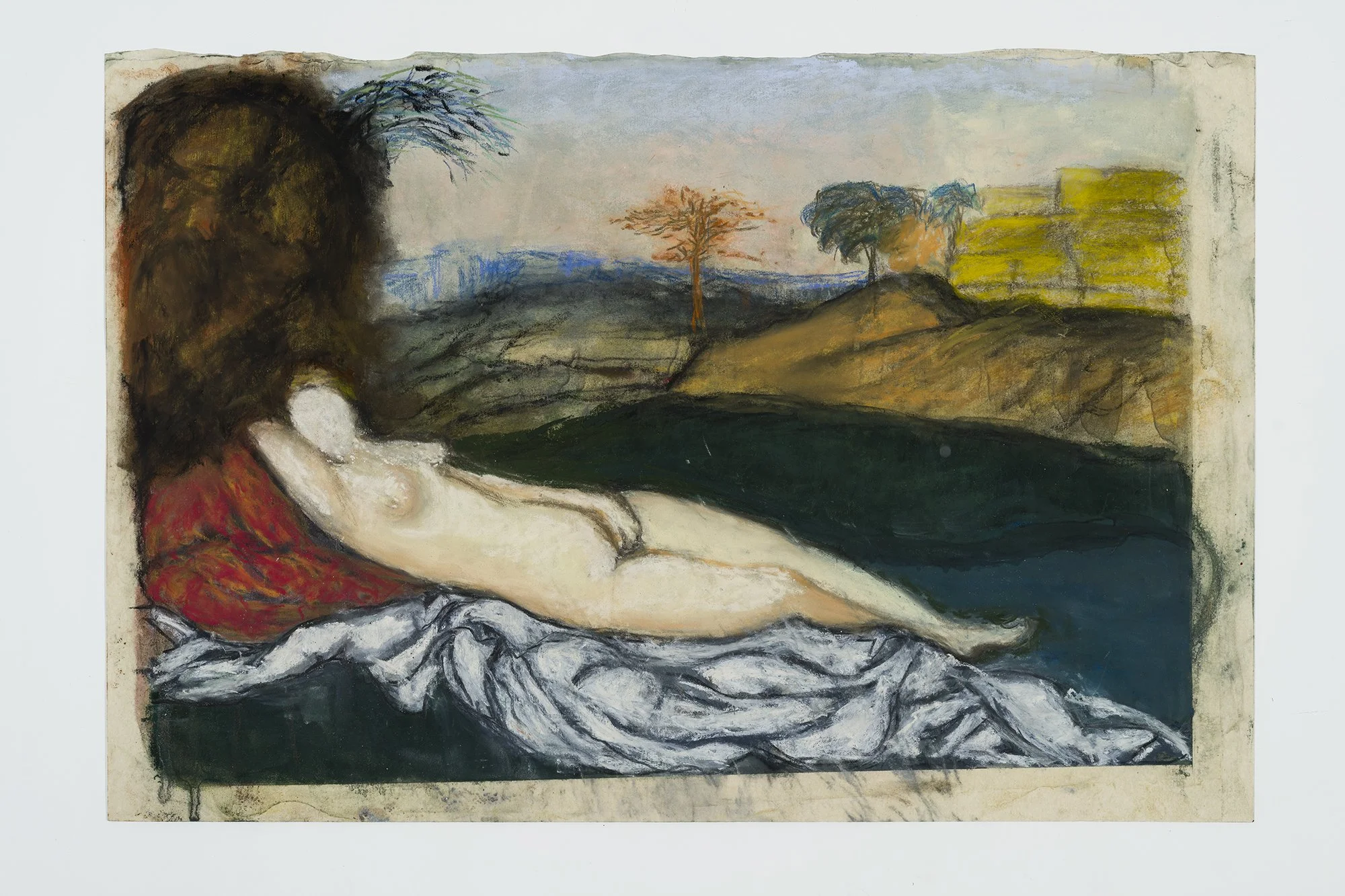 Venus2(Hommage à Titien)_45x28 cm,pastel sur papier U-Art, 2023