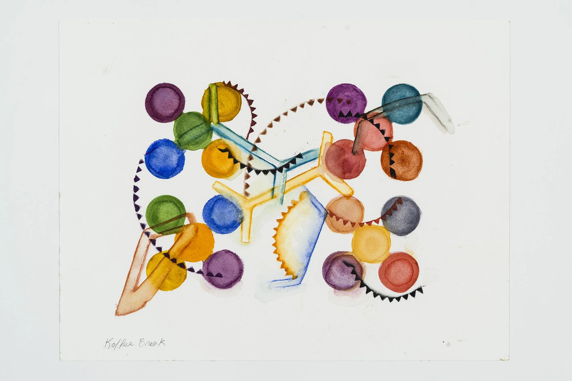 Koffee Break_30x23 cm, aquarelle, 2025