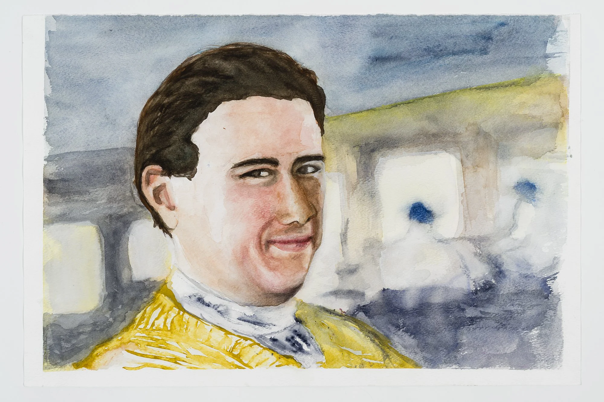 Le traversier_46x30 cm, aquarelle, 2021