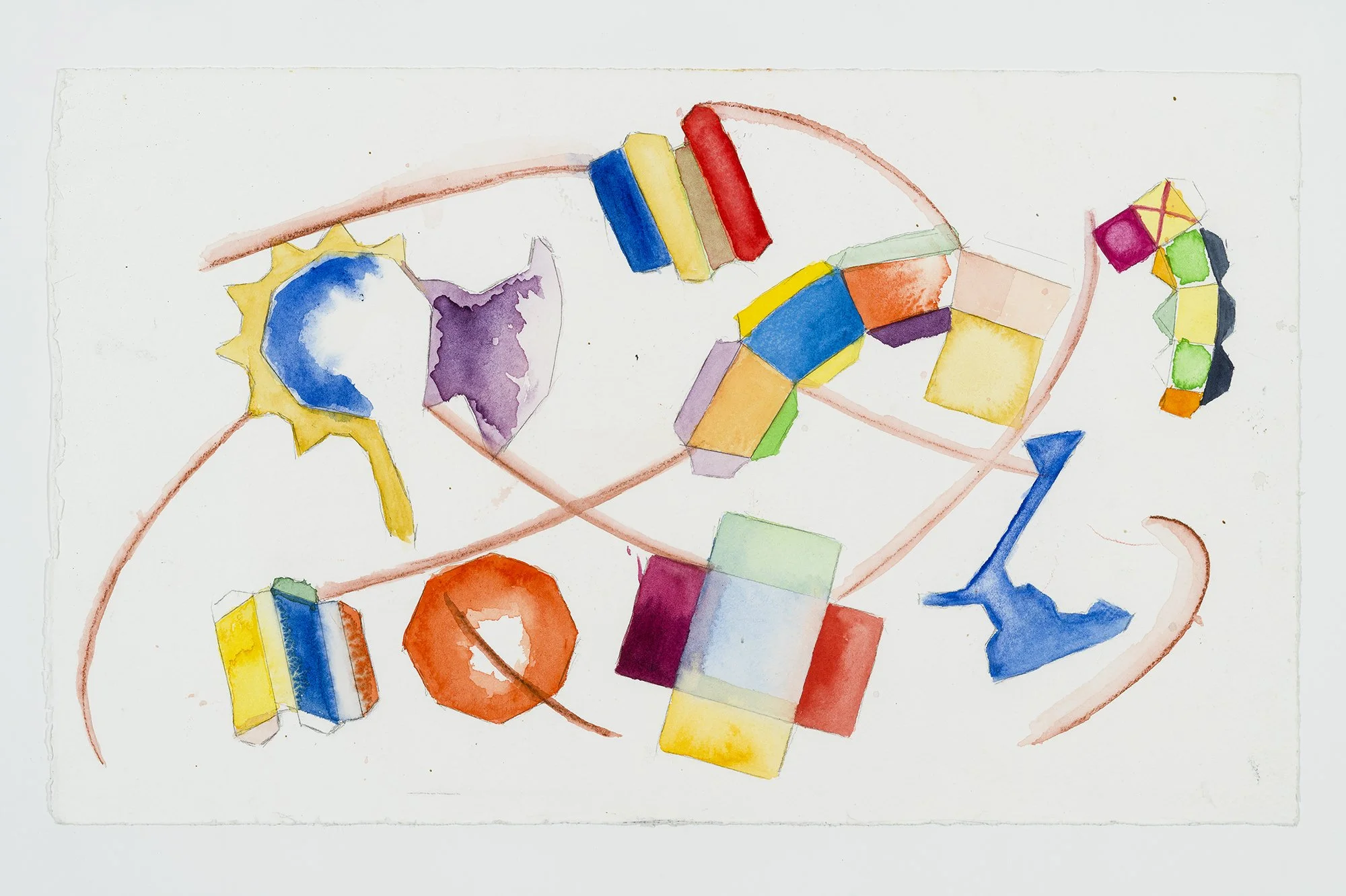 Kyrielle_40x23 cm, aquarelle, 2025