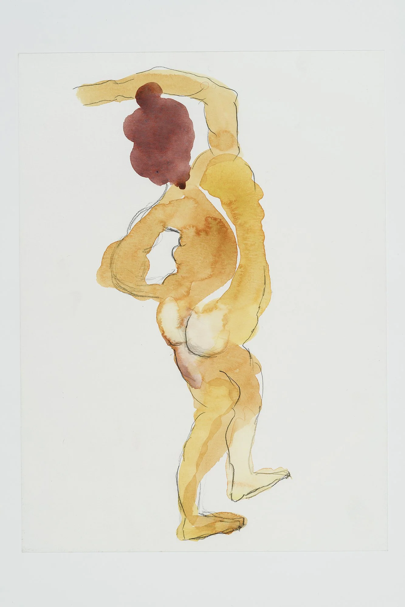 Let's dance_28x38 cm, aquarelle, 2020