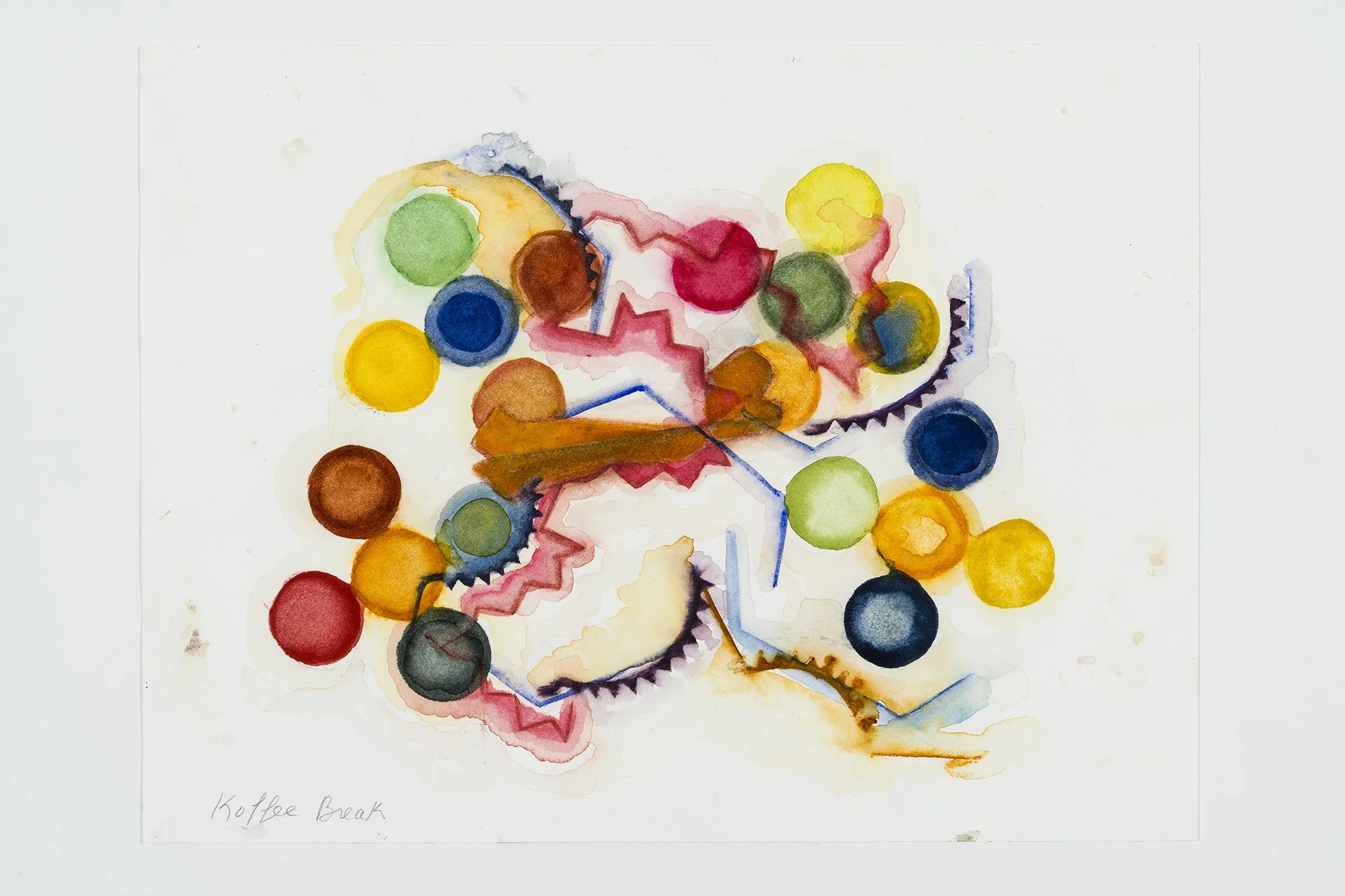 Koffee Break_30x23 cm, aquarelle, 2025