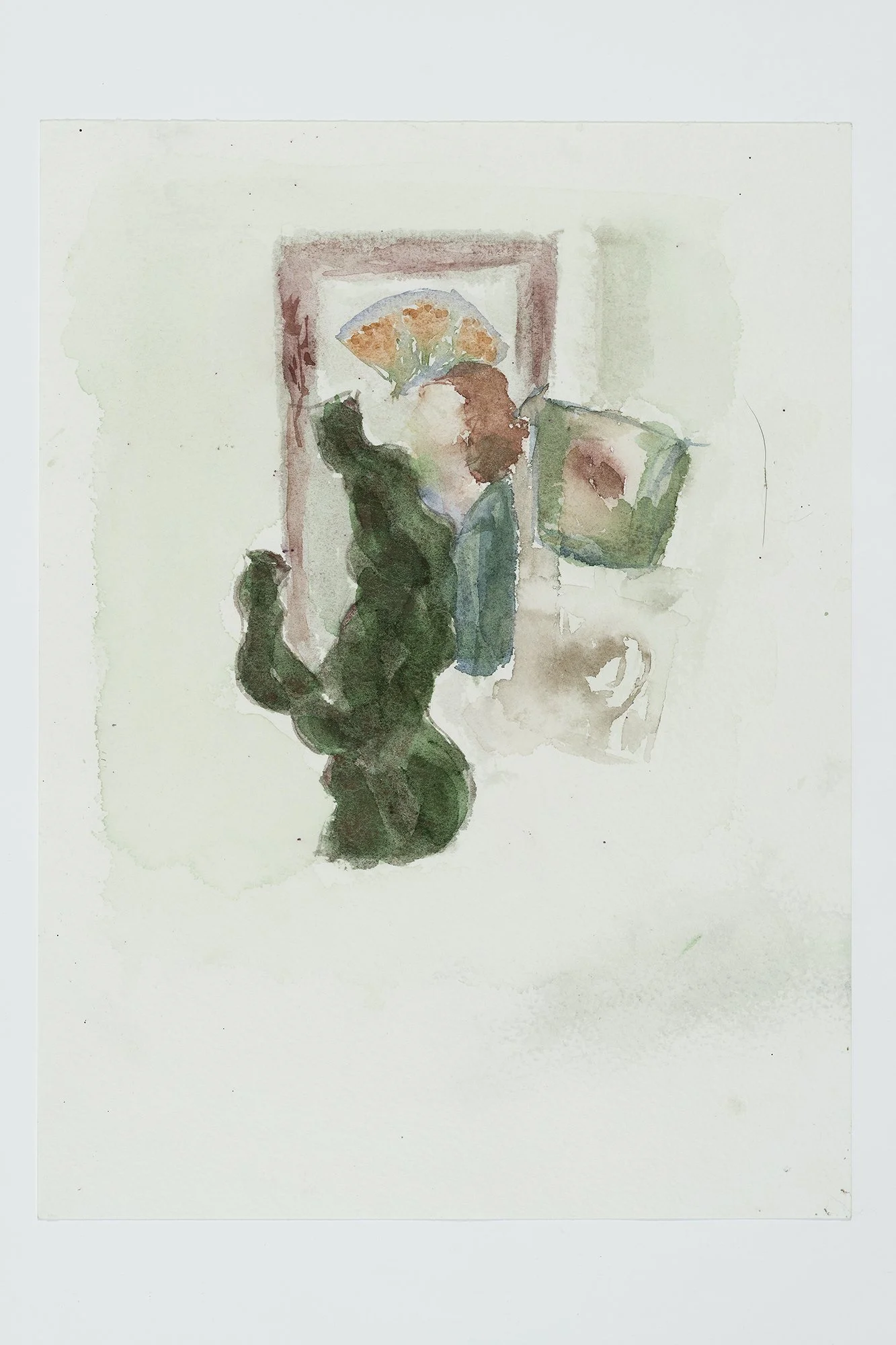 L'atelier de sculpture2_31x23 cm, aquarelle, 2025