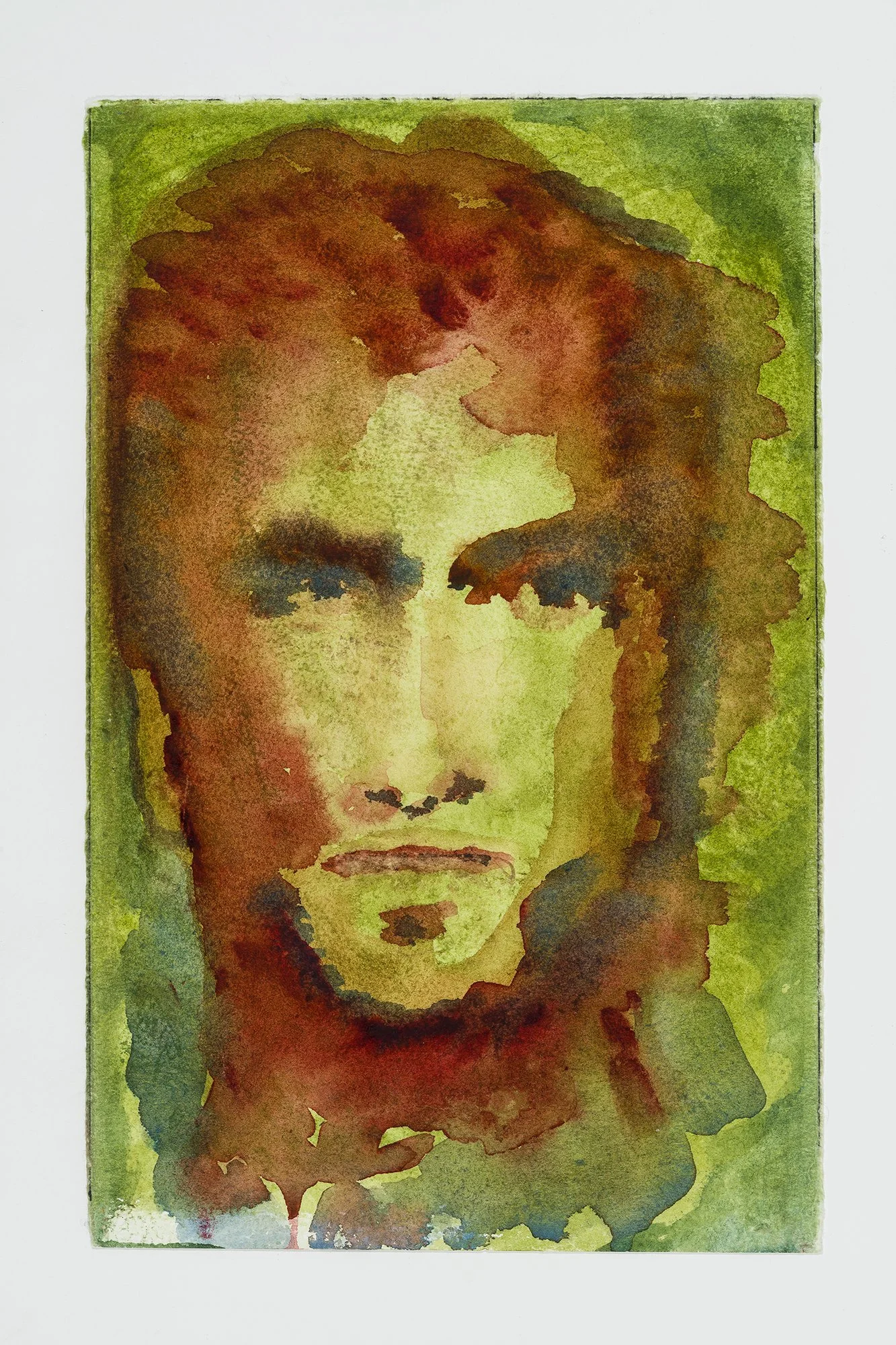 Man with red hair_18x28 cm, aquarelle, 2020