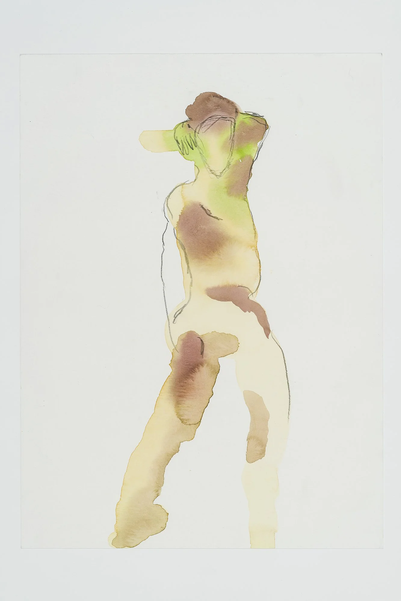 The walker 1 _28x38 cm, aquarelle, 2020