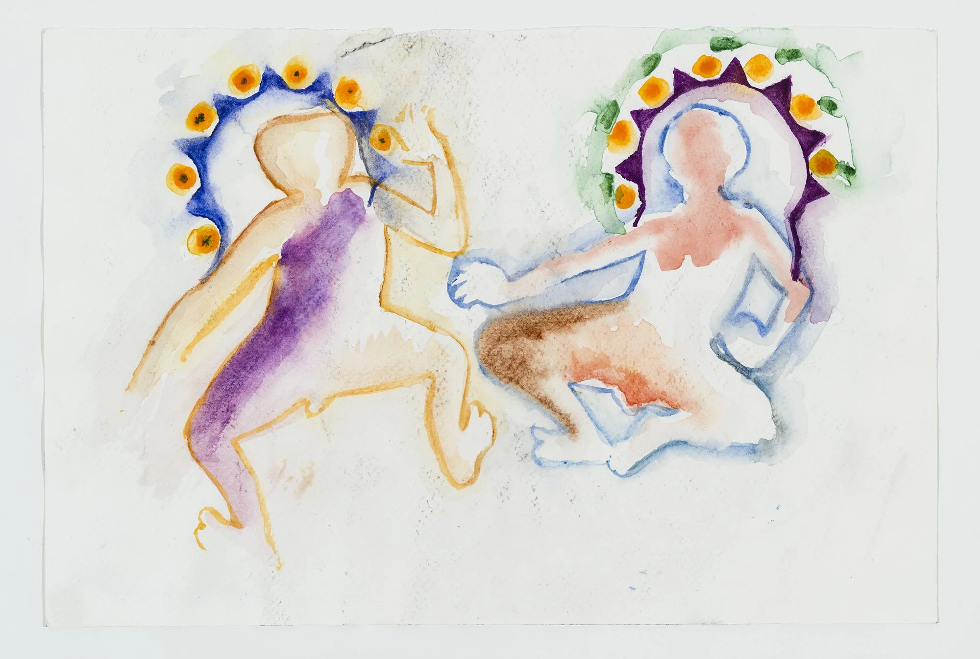 Karma1 _30x20 cm, aquarelle, 2025