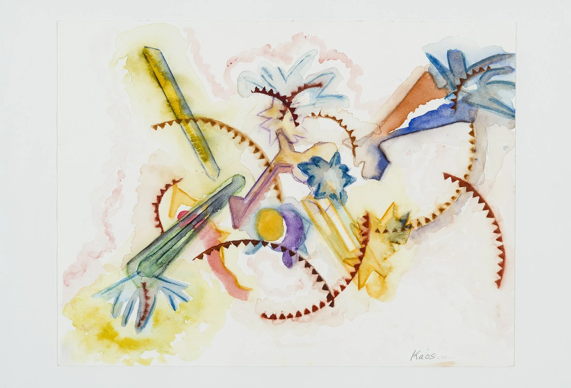 Kaboum1_30x23, cm, aquarelle, 2025