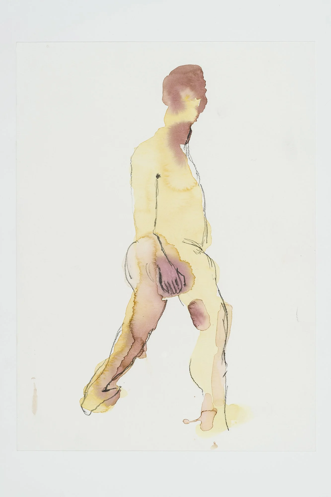 The walker_28x38 cm, aquarelle, 2020