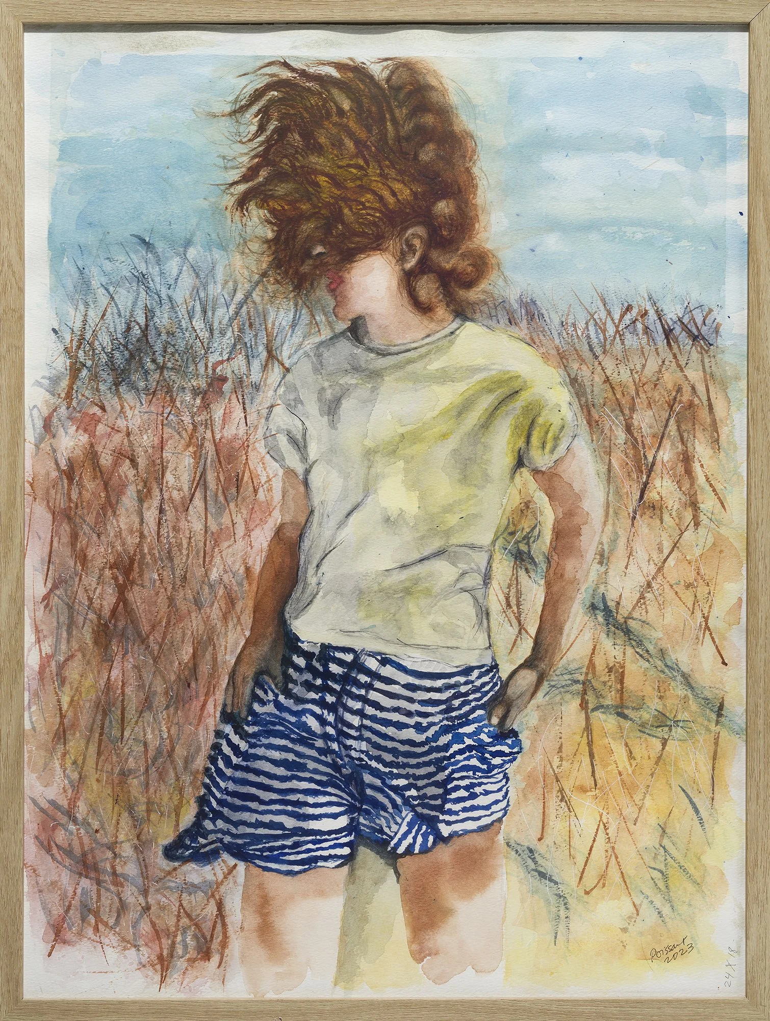 Un Été à Martha's Vineyard_46x61 cm, aquarelle, 2021