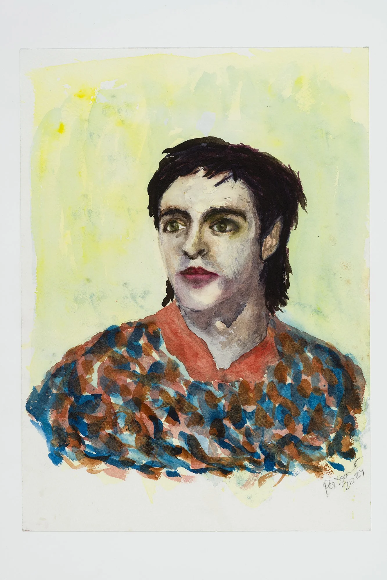 My philosopher friend _35x43 cm, aquarelle, 2021