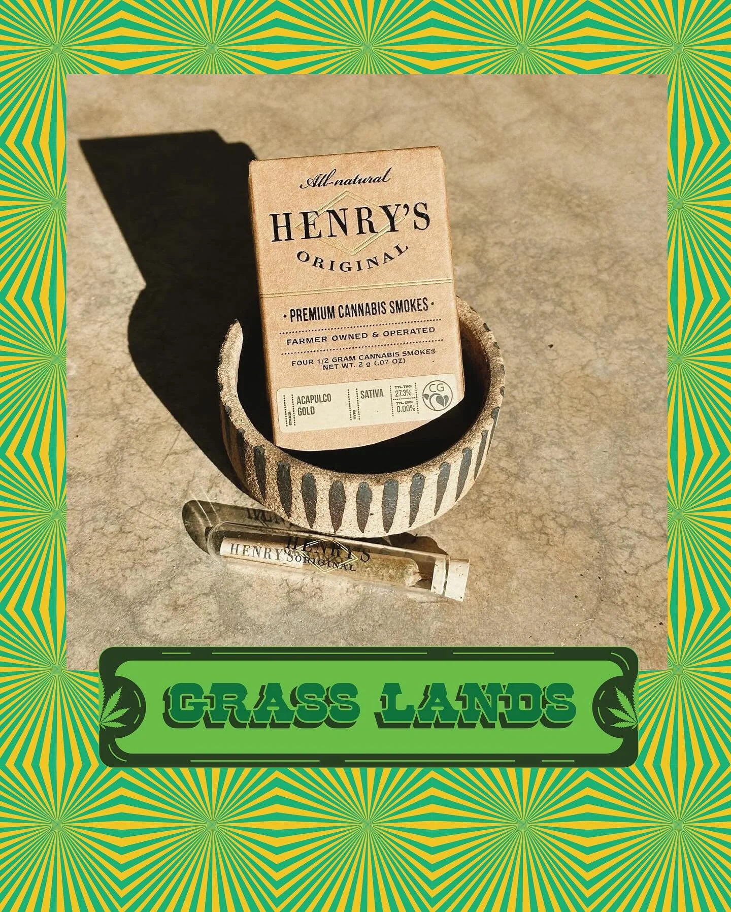 If you are heading to @outsidelands August 8-10 stop by @olgrasslands to see us and our friends @woodstock.heritage ! We&rsquo;ll get you in the groove for the best weekend in the bay #henrysoriginal #grasslands #outsidelands #olgrasslands #woodstock