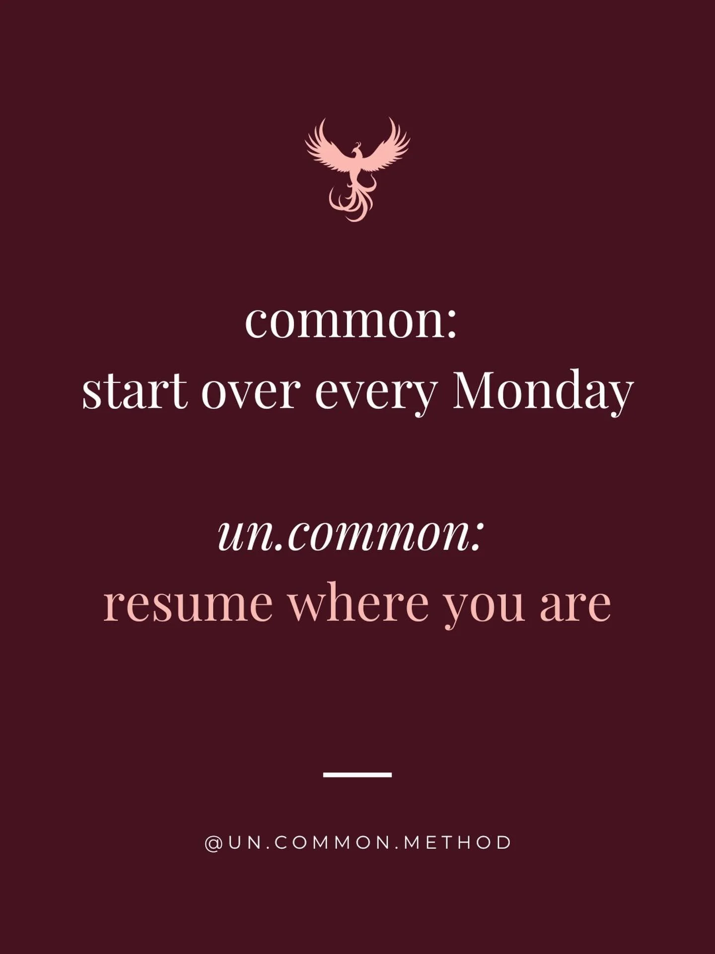 26 Ways to Live Un.Common in 2026.
Example 2 of 26.