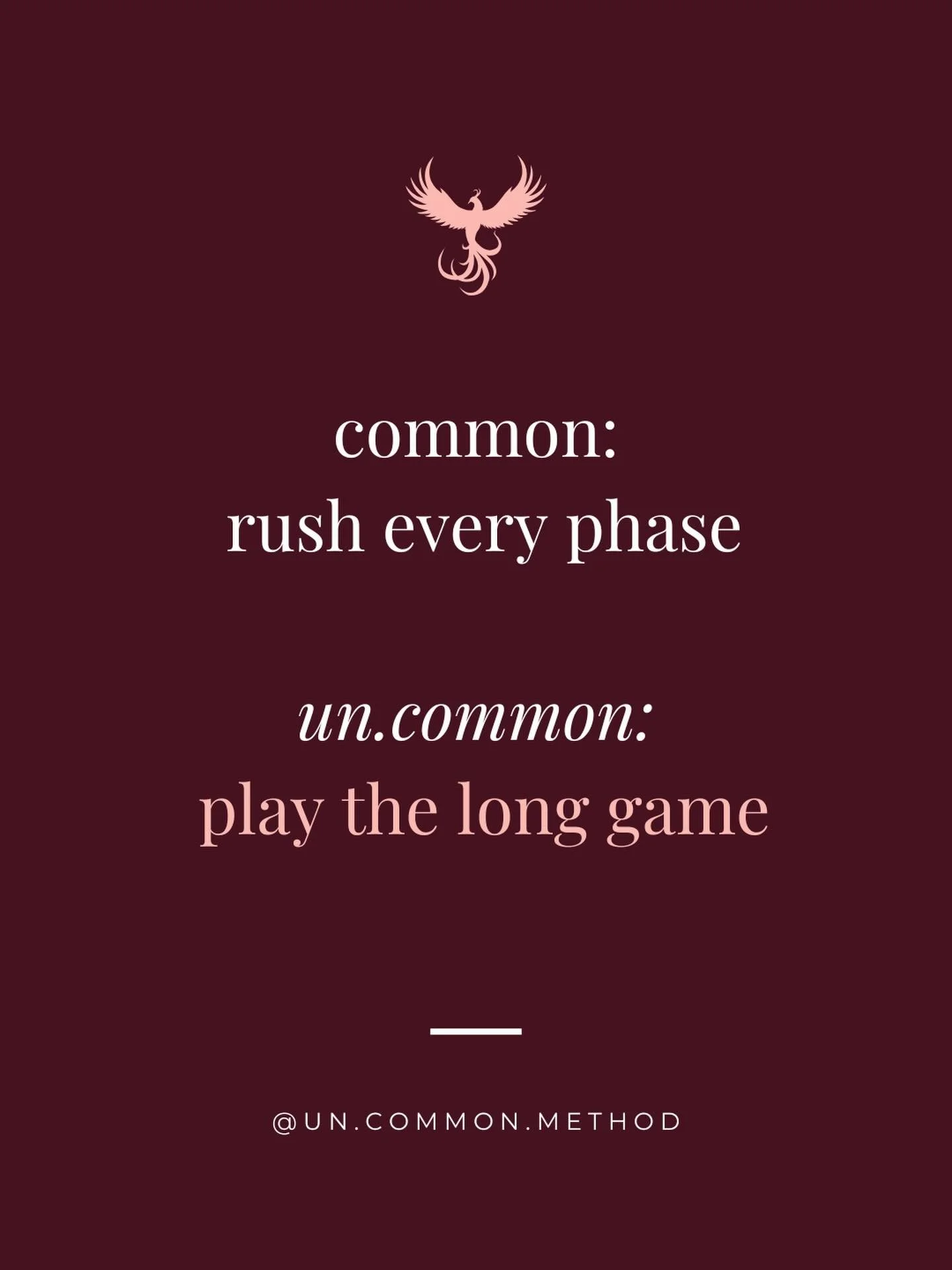 26 Ways to Live Un.Common in 2026.
Example 10 of 26.