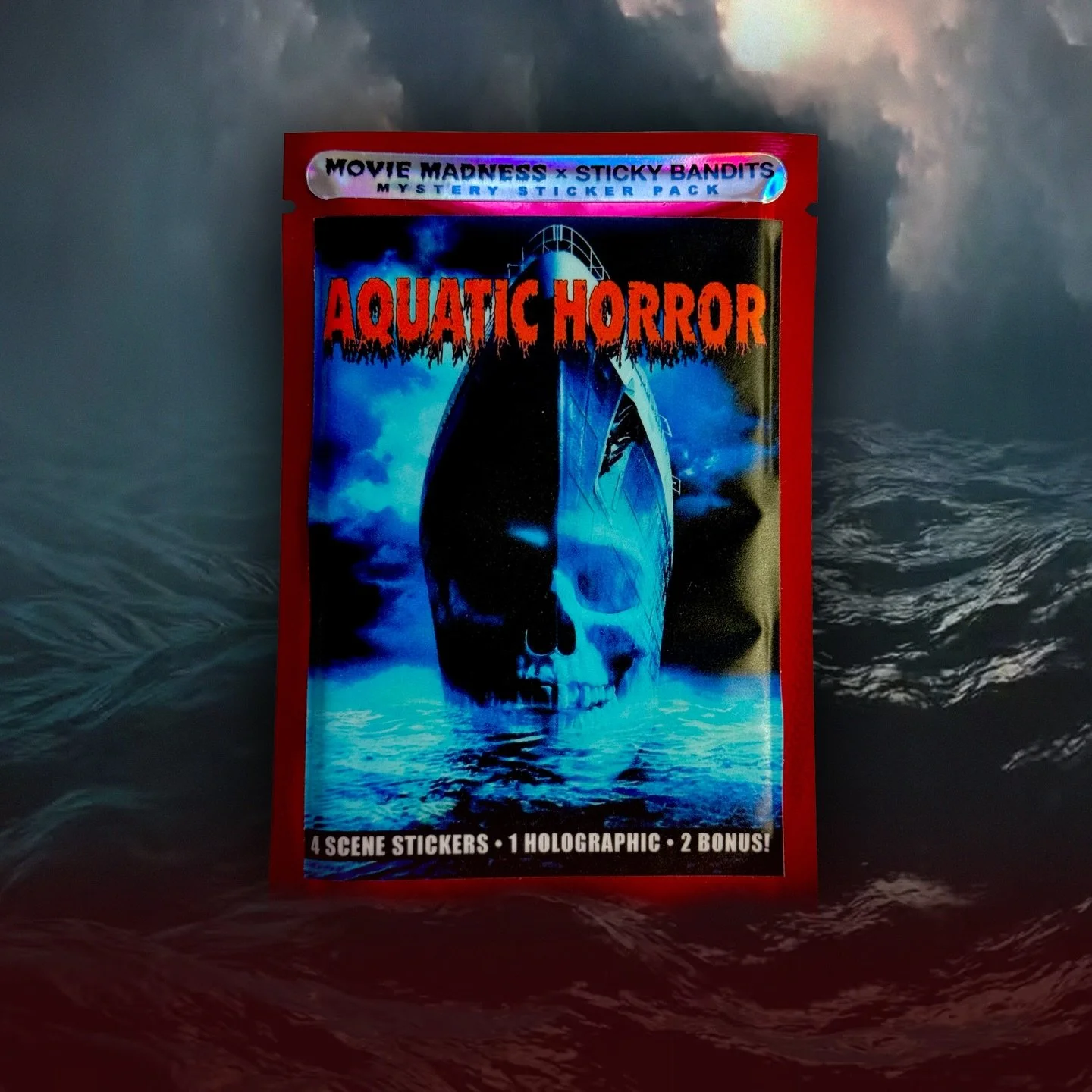If you&rsquo;re seeing Orca tonight, grab a new Aquatic Horror Sticker Pack available in the @hollywoodtheatr vending machine! Also available at @moviemadness_pdx! 

Each pack contains stickers from films curated by the amazing Movie Madness staff, f