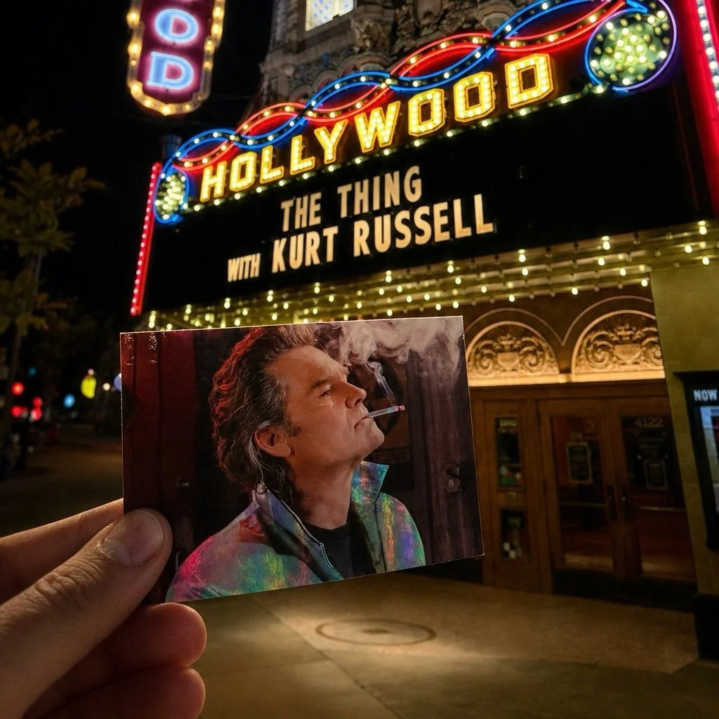 The man, the myth, the great head of hair! Kurt Russell tonight at @hollywoodtheatr! 

Grab a special limited Kurt Russell sticker pack spanning his career full of amazing films!

Each pack contains:
4 scene stickers (out of 20)
1 holographic sticker