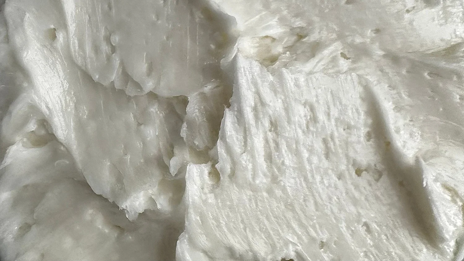 close up of body butter, creamy body butter, body butter texture, deeply moisturizing body butter, shea butter, mango butter, almond oil, dry skin, eczema relief, skincare, year round body butter, year round skincare, natural skincare, non toxic skin