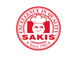 Logo of Sakis, featuring a chef hat and text 'Excellence in Quality, Since 1981.'