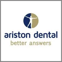Ariston Dental logo with the slogan 'better answers'