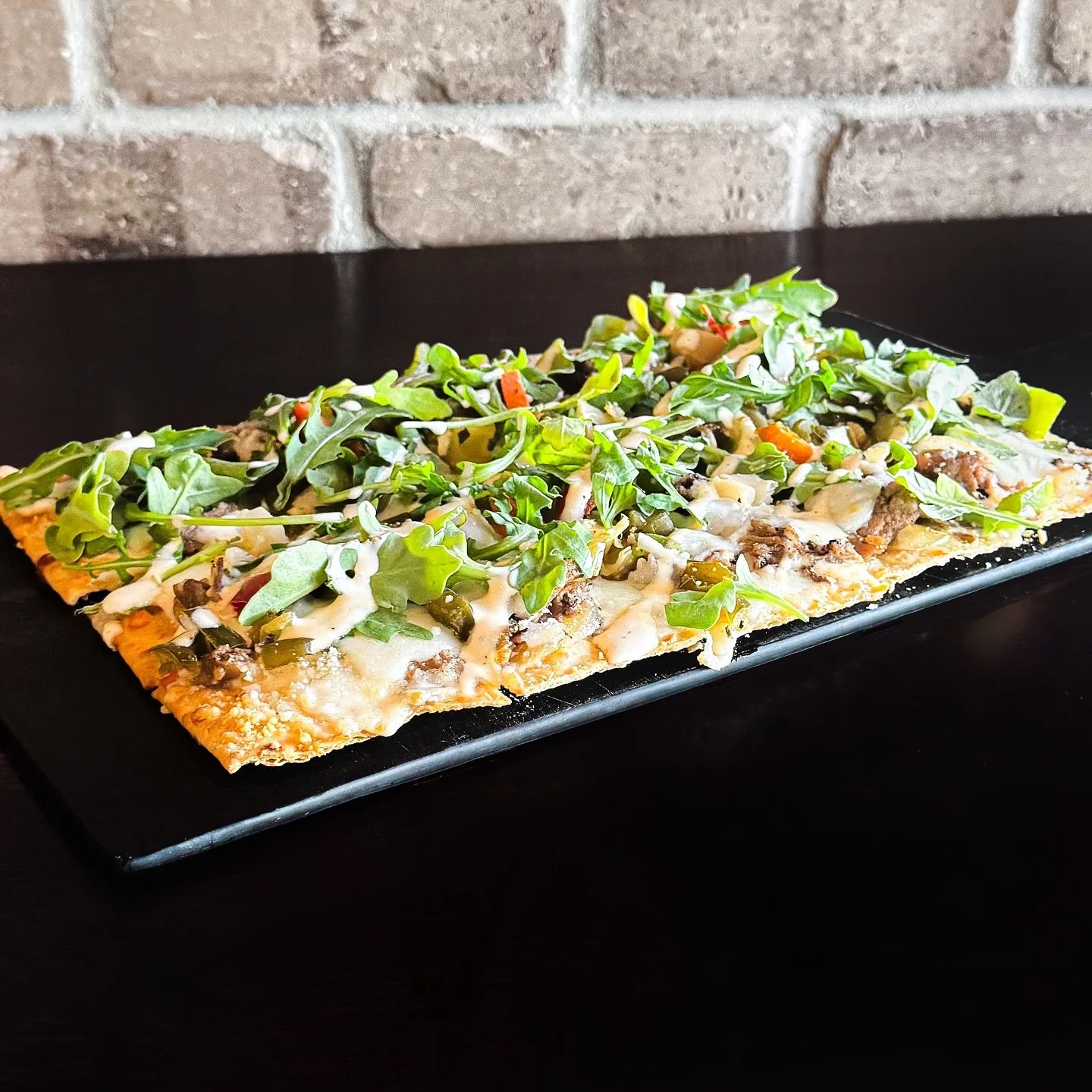 🤌 Legends Flatbreads &ndash; Loaded with flavor, perfectly crispy. 

Our Chi-Town, Mexican, Buffalo, and BBQ Flatbreads. 

From the ribeye and giardiniera punch of the Chi-Town, to the bold, zesty layers of the Mexican, the spicy kick of the Buffalo