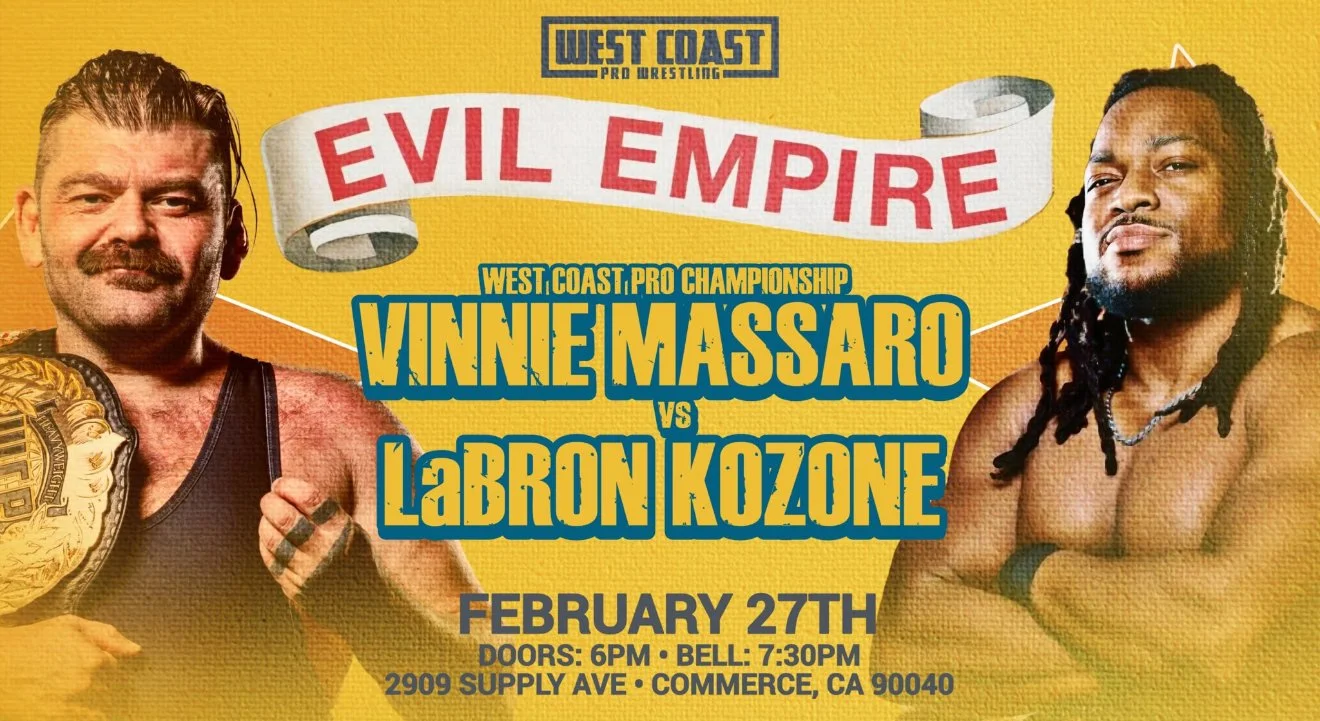 Match Signed: Vinnie Massaro (c) vs LaBron Kozone