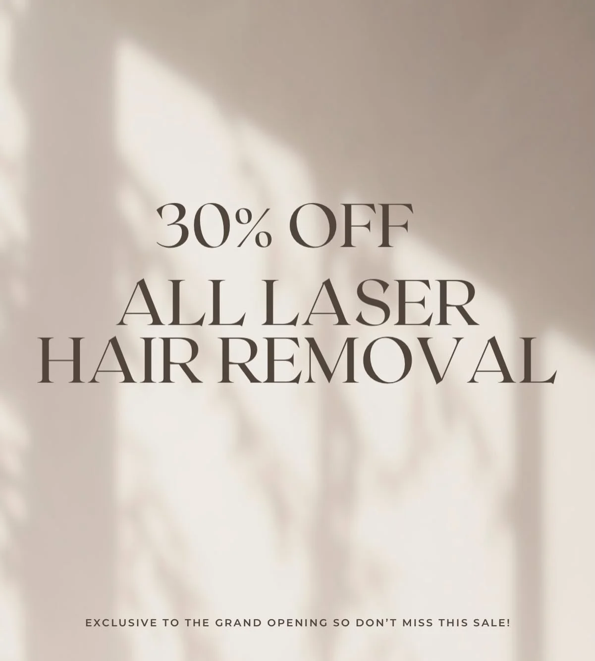 A little glow-up, but make it 30% off ✨ Enjoy 30% OFF all laser treatments at SALMA for a limited time. Perfect for staying on top of your laser hair removal or giving your skin that fresh, even finish &mdash; now&rsquo;s the time to lock it in.

Bec