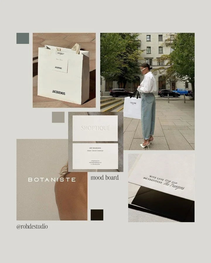 Refined. Understated. Intentional. A visual direction rooted in quiet luxury and elevated simplicity 🤍
&bull;
&bull;
&bull;
#moodboard #moodboardaesthetic #moodboarding #moodboardinspiration #brandinspiration #designinspiration #rohdestudio 
&bull;
