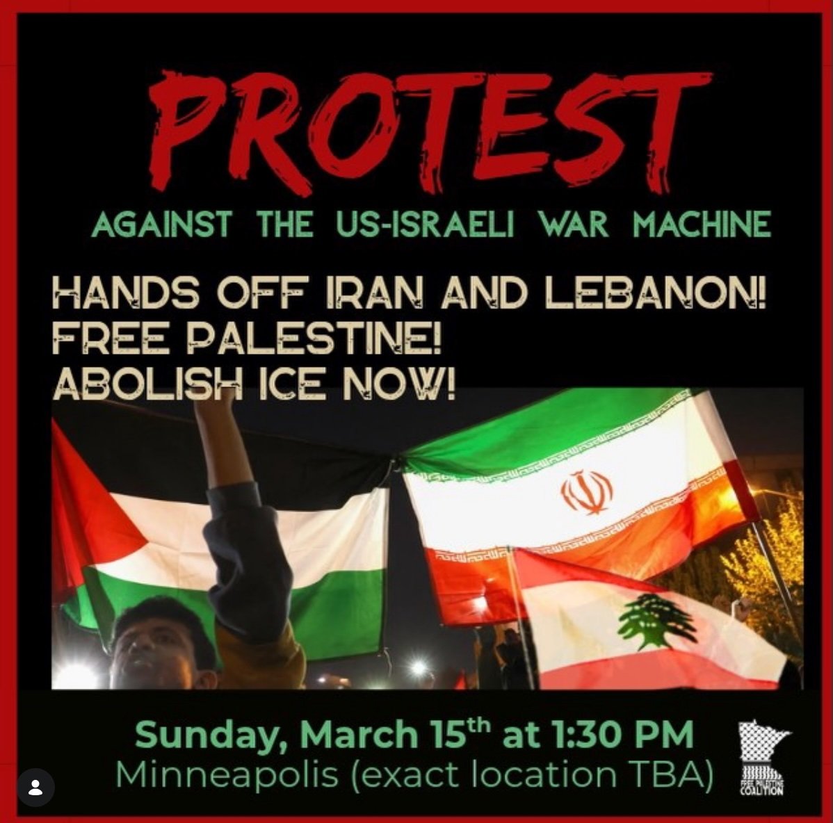 Protest Against the US-Israeli War Machine