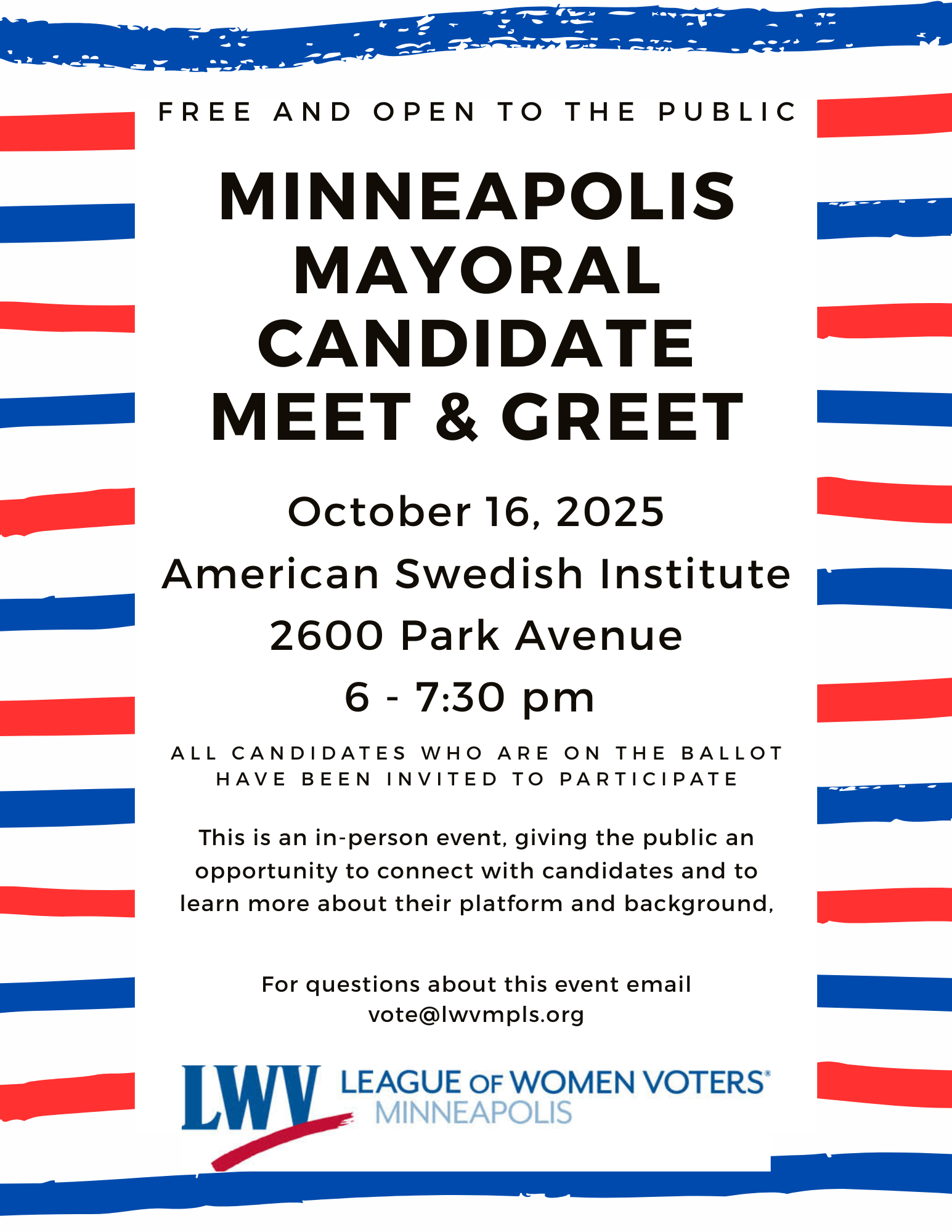 Mayoral Candidate Meet & Greet