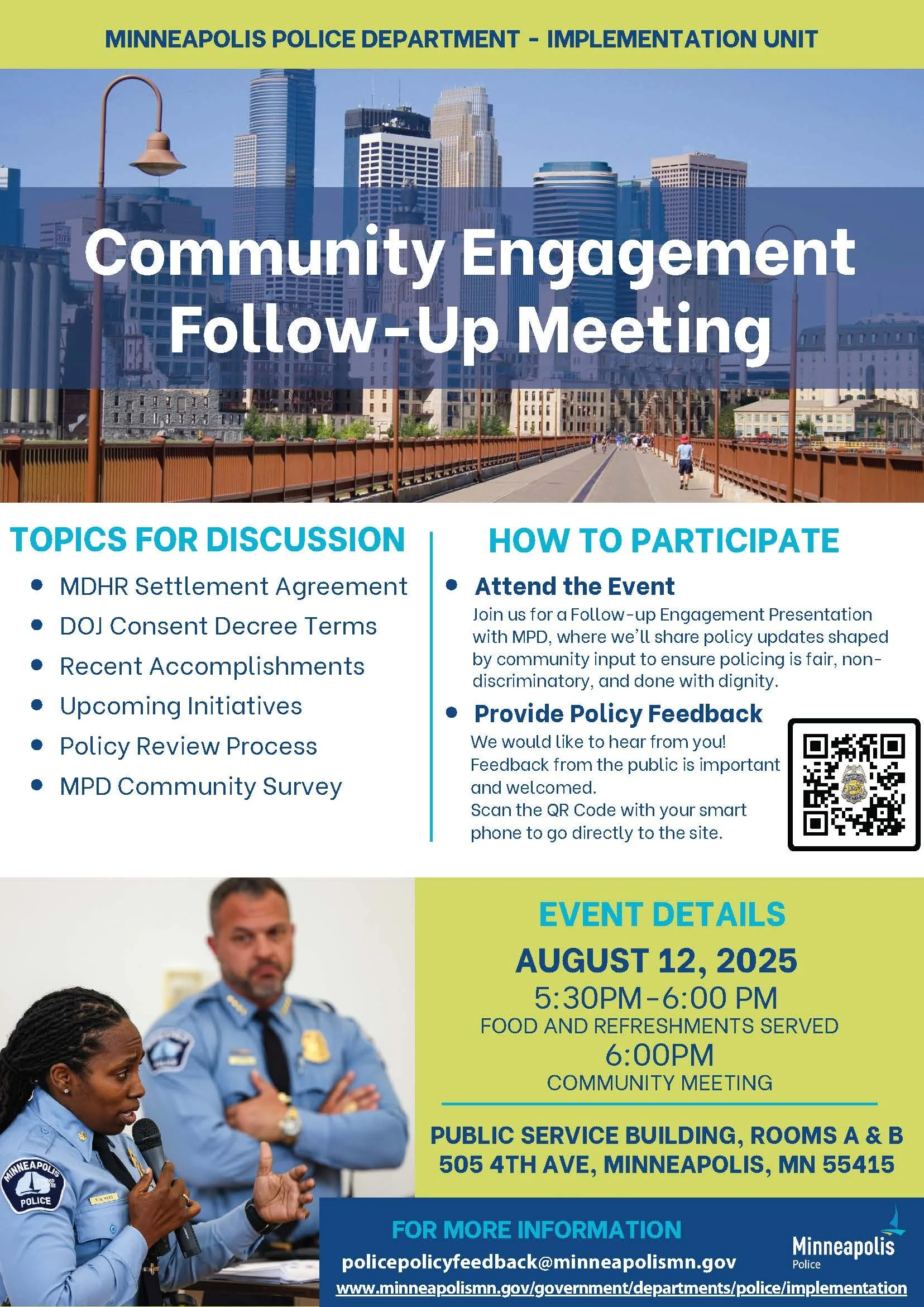 MPD Community Engagement Meeting
