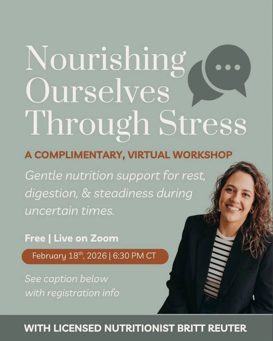 Nourishing Ourselves Through Stress