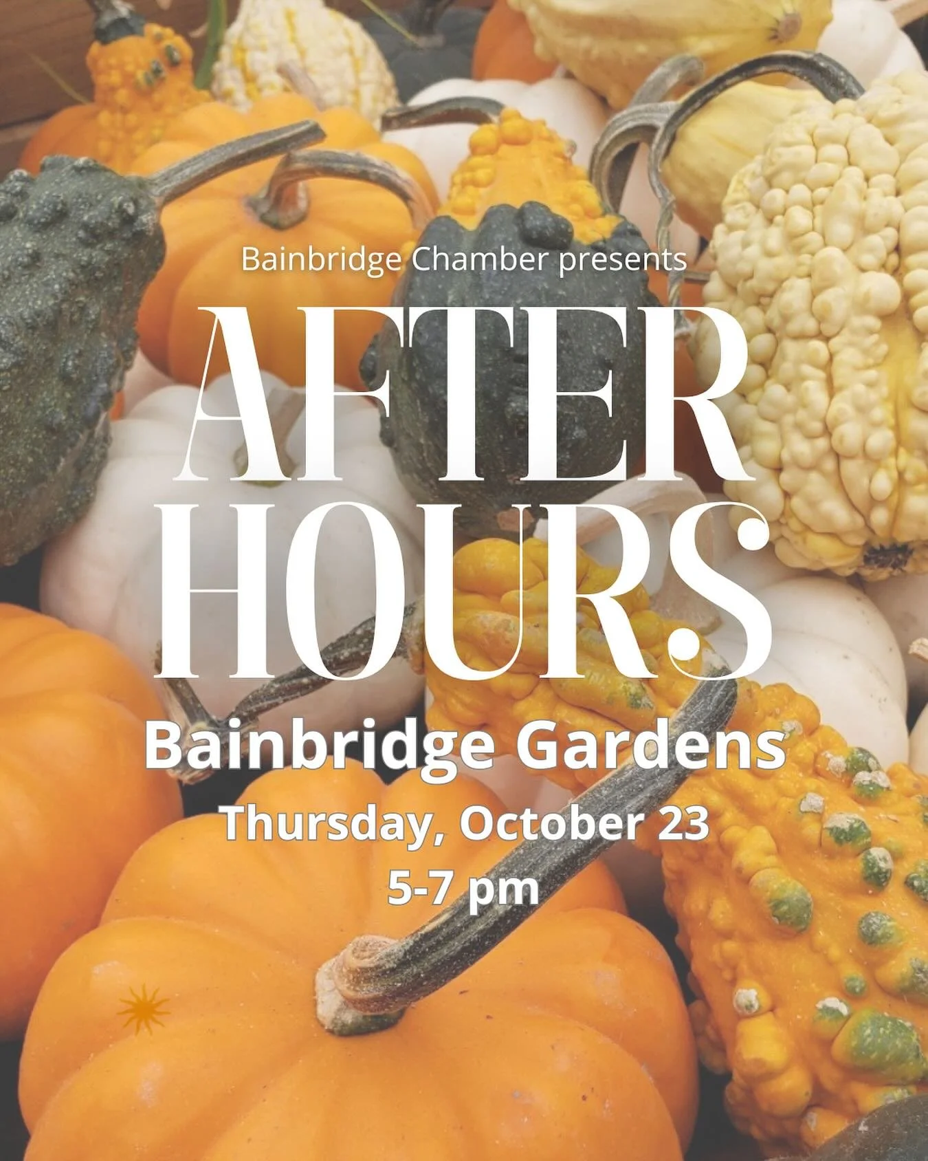 Members, it’s time! Check your email and sign up for our Chamber After Hours for October at Bainbridge Gardens with @bainbridgeyouthservices co-hosting! See you on the 23rd from 5-7!