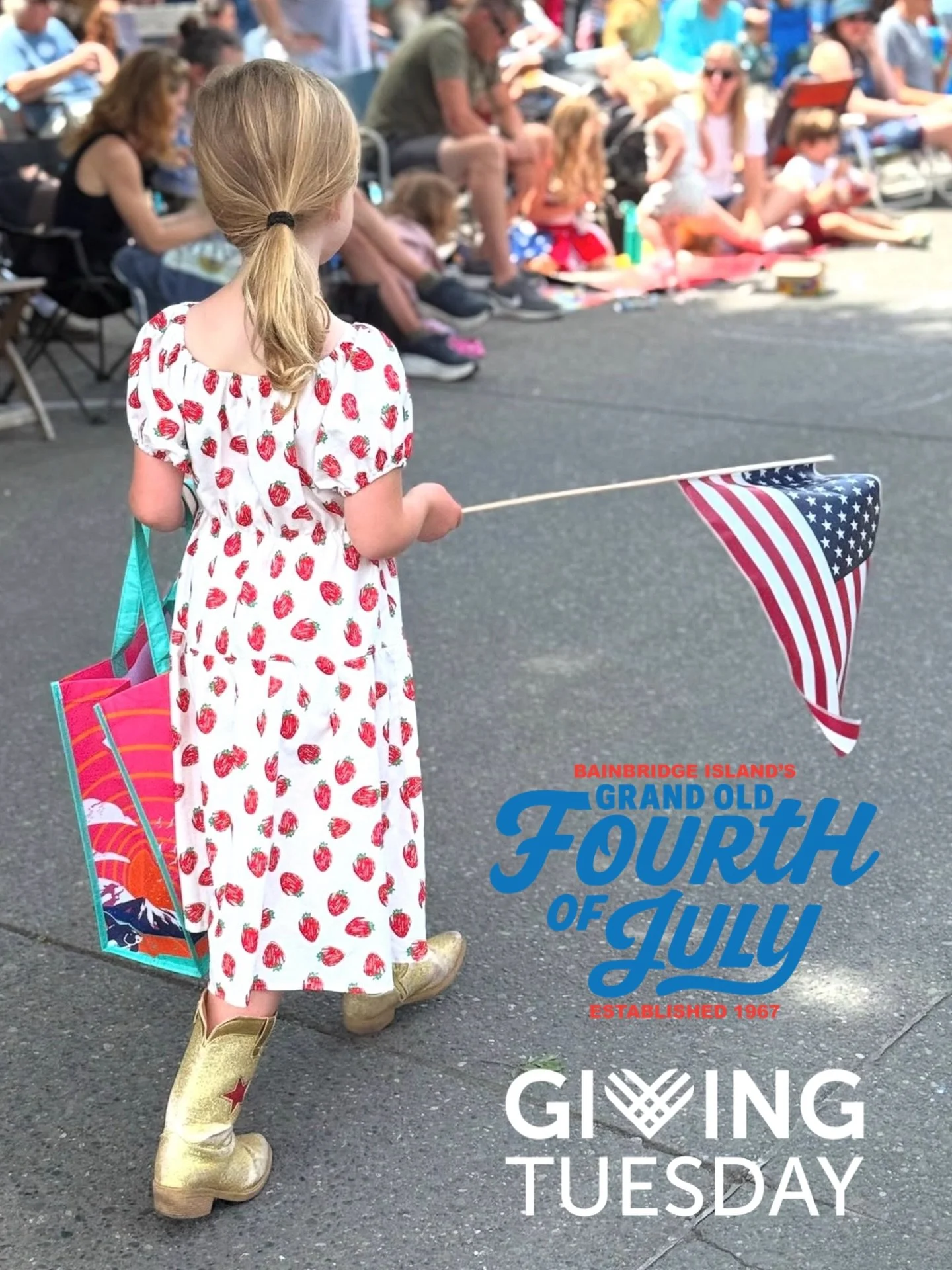 It&rsquo;s Giving Tuesday! Even while our hearts are full of holiday cheer, we have stars (and stripes!) in our eyes as we look ahead to 2026 and begin planning for the Grand Old Fourth. On this national day of giving, we hope you will consider makin