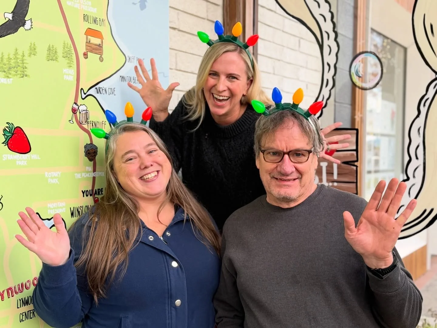 Happiness is being part of a team that lifts one another up, humbly pursues excellence, and loves a good laugh. Happy holidays from our Chamber &ldquo;family&rdquo; to yours - and thank you, Bainbridge Island, for the opportunity to serve this wonder