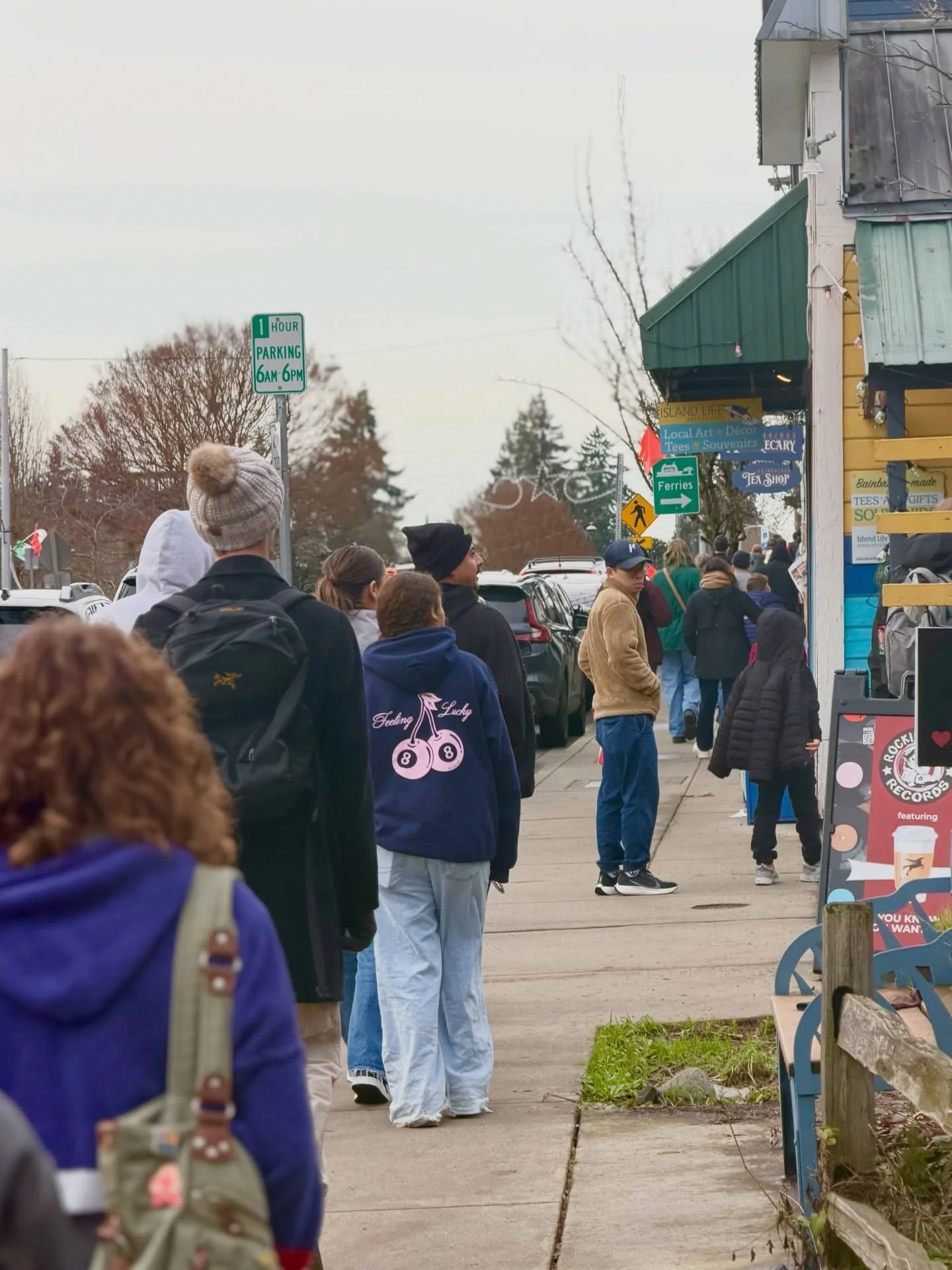 Out and about in downtown today! It was nice to see the sun!