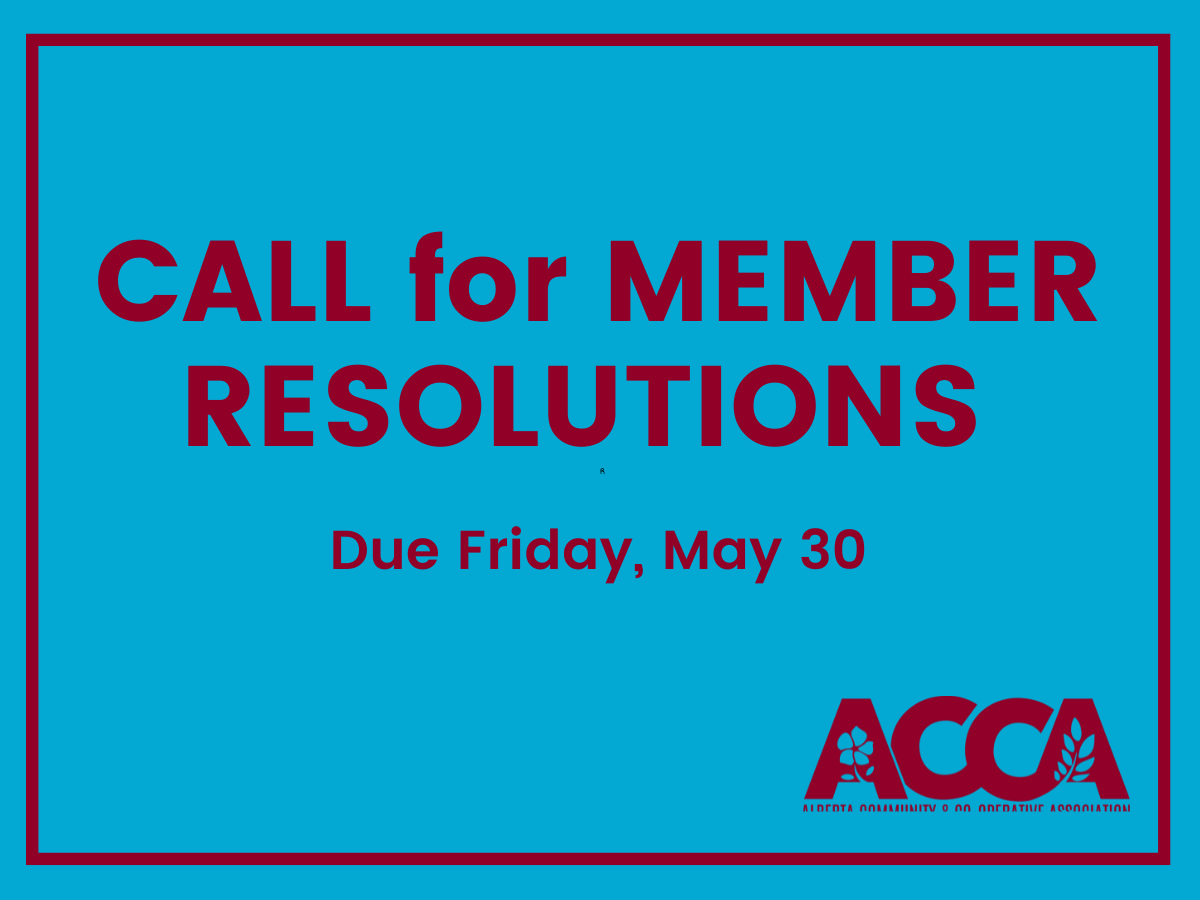 Call for Member Resolutions!!