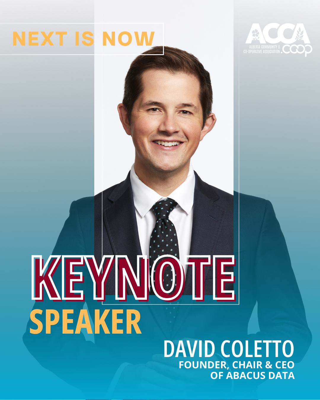 David Coletto Announced as Keynote Speaker for the 2025 Alberta Co-operative Conference