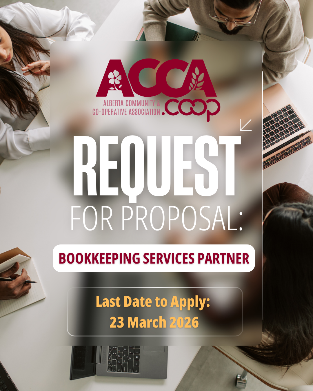 Request for Proposal: Bookkeeping Services