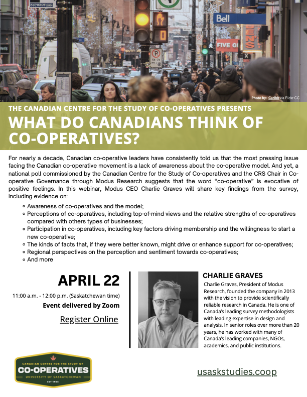 What do Canadians think of Co-operatives?" featuring Charlie Graves