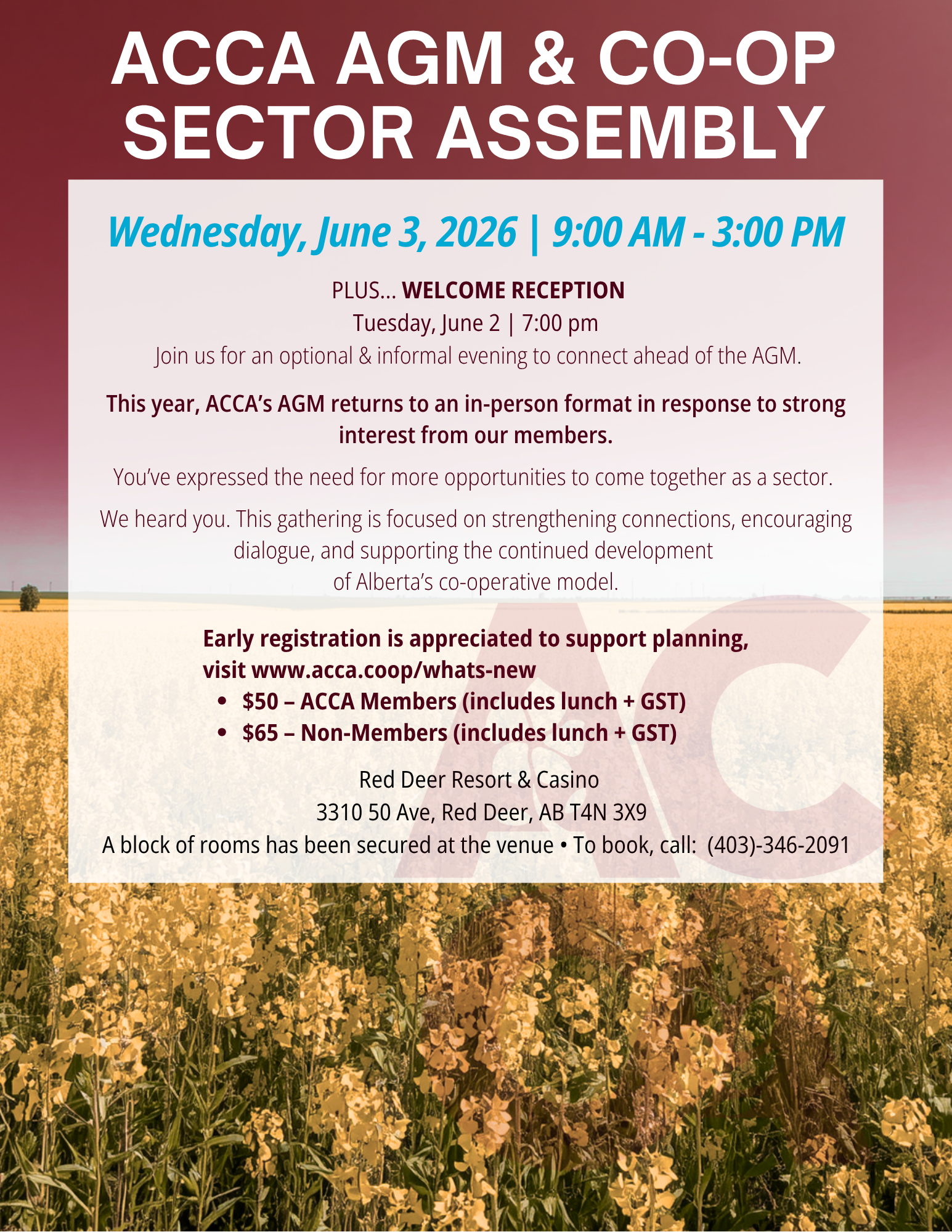 Last Chance to Register for the 2026 Alberta Co-op Sector Assembly &amp; AGM