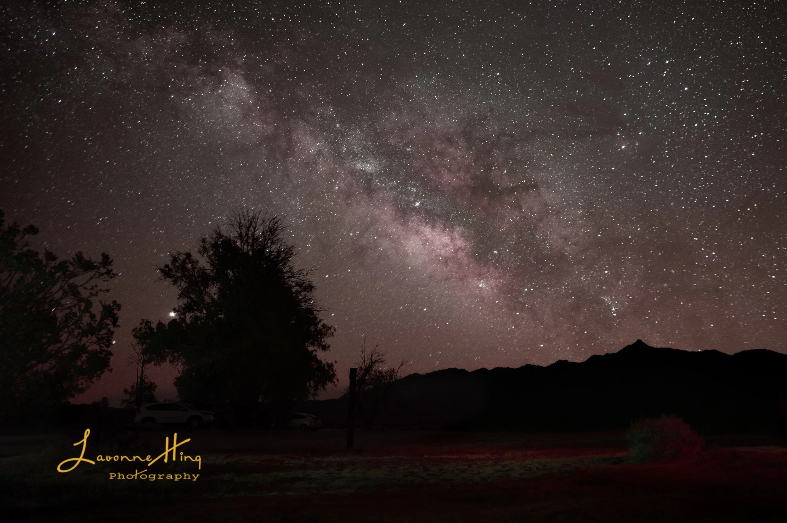 Kelso Dunes Milky Way Red-1.
Pure excitement of the evening rose as the Milky Way was visibly rising in the distance!
Nikon D810 with Nikon 20mm 1.6 lens. f/2.2, 15 sec., ISO 3200.