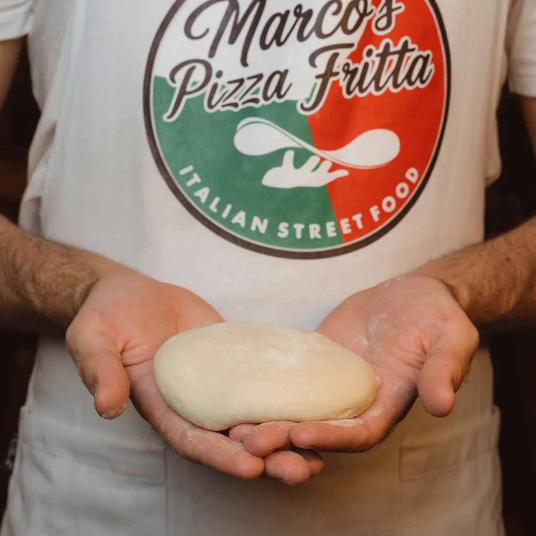 The dough is the heart of fried pizza❤️

Weeks of searching for the right type of flour, studying how much time we need to knead it and for how long it has to rest: these are our secrets to create the perfect base for our fried pizza!🤩

What's in it
